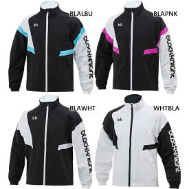 ブラックナイト メンズ レディース ウォームアップジャケット テニス バドミントンウェア トップス UVケア 撥水 ホワイト 白 ブラック 黒 送料無料 blackknight T-5710U