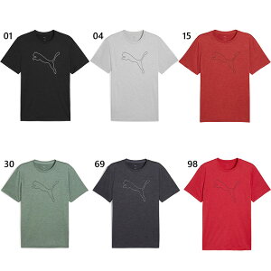 �v�[�} �����Y �G�b�Z���V���� TAD ESSENTIAL HEATHER LOGO T�V���c �t�B�b�g�l�X �g���[�j���O�E�F�A �g�b�v�X ����T�V���c �u���b�N �� �O���[ �D�F �������� PUMA 527343