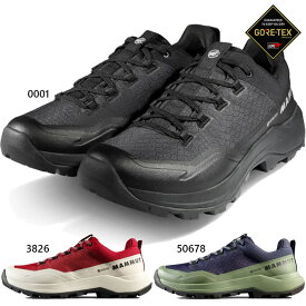 マムート メンズ サーティグ 3 ローカット ゴアテックス Sertig III Low GTX 登山靴 山登り ハイキングシューズ 防水 GORE-TEX ブラック 黒 レッド 赤 送料無料 Mammut 3030-05590