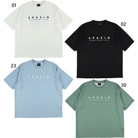 スパッツィオ メンズ レディース バックボールオーバーサイズプラTシャツ サッカーウェア フットサルウェア トップス 半袖 吸汗速乾 UVカット ホワイト 白 ブラック 黒 ブルー 青 カーキ 送料無料 Spazio GE1142 GE-1142