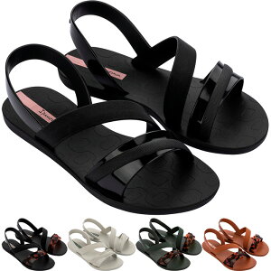�C�p�l�} ���f�B�[�X �r�u�����g�T���_�� VIBRANT SANDAL �V���[�Y �u���b�N �� �u���E�� �x�[�W�� �O���[�� ���F �� �������� Ipanema SP83767012 SP83767298 SP83767319 SP83767326 SP83767926