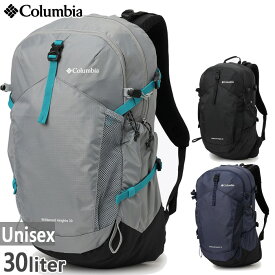 30L コロンビア メンズ レディース ワイルドウッドハイツ バックパック リュックサック デイパック バッグ 鞄 登山 アウトドア 撥水 ブラック 黒 ネイビー 送料無料 Columbia PU7252