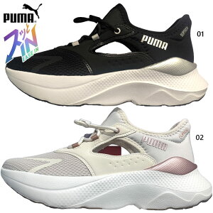 �v�[�} ���f�B�[�X �\�t�g���C�h ���C�u �~���[�� �C�[�Y�C�� SOFTRIDE EASE IN �T���_�� �n���Y�t���[�V���[�Y �u���b�N �� �S�[���h �������� PUMA 313770