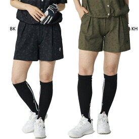 フィラ ゴルフ レディース シアサッカーショートパンツ ゴルフウェア ボトムス 吸汗速乾 UVカット ブラック 黒 カーキ 送料無料 FILA GOLF 756363