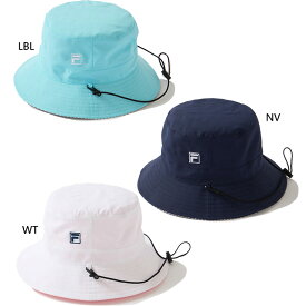 フィラ ゴルフ レディース リバーシブルUVハット ゴルフ用品 帽子 UVカット ホワイト 白 ネイビー ブルー 青 送料無料 FILA GOLF 756917
