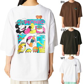 オーシャンパシフィック メンズ レディース ミッキー 水陸両用ビッグTシャツ 半袖Tシャツ トップス カジュアルウェア プール 海水浴 ホワイト 白 グレー ブラウン 茶色 灰色 送料無料 Ocean Pacific OP 516496