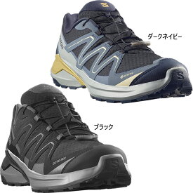 サロモン メンズ エグザモーション ゴアテックス EXAMOTION GORE-TEX 山登り トレイルランニングシューズ トレラン ブラック 黒 ネイビー 送料無料 Salomon L47943300 L49137000