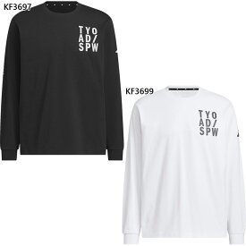 アディダス メンズ M VERBIAGE L/S Tシャツ 長袖Tシャツ ロンT トップス カジュアルウェア ホワイト 白 ブラック 黒 送料無料 adidas RH346