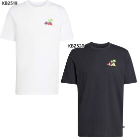 アディダス メンズ M ミニ サーフ MINI SURF Tシャツ 半袖Tシャツ トップス カジュアルウェア ブラック 黒 送料無料 adidas P7575