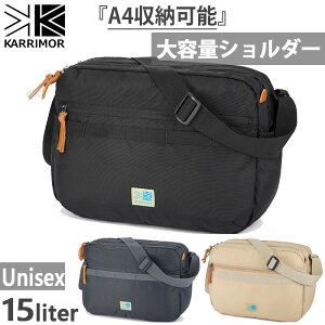 15L �J���}�[ �����Y ���f�B�[�X VT shoulder R �V�����_�[�o�b�O ���|�� �� �ʊw PC���[ ��e�� �u���b�N �� �O���[ �x�[�W�� �D�F �������� karrimor 501221