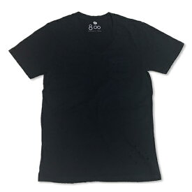Ron Herman (ロンハーマン)オリジナルブランド: 8100 ダメージ加工　Vネック ポケットTシャツ ブラック