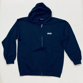 【売れ筋】【ユニセックス対応】RHC　Ron　Herman (ロンハーマン): チラックス　Chillax　AW　Boxlogo　Zipp　Hoody(ジップアップパーカー) ネイビー