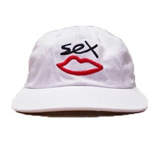 �����h�����̃��A�X�P�[�g�{�[�h�u�����h�FSEX SKATEBOARDS SEX LOGO 6�p�l�� �L���b�v �z���C�g