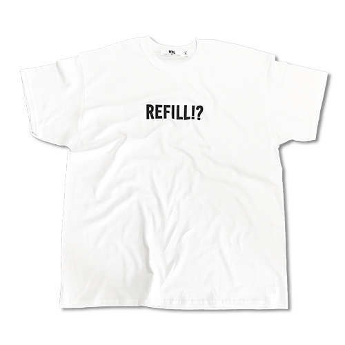 Lサイズが小さい方向けのブランド 完売御礼 RHC Ron Herman ロンハーマン : リフィル REFILL ホワイト ダブルXL 供え ? Tシャツ WXL 再再販