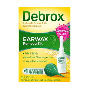 �f�u���b�N�X ���C�����L�b�g 15ml�yDebrox Earwax Removal Kit 0.5 fl oz�z