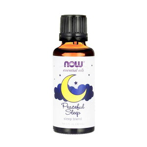�G�b�Z���V�����I�C�� �s�[�X�t���X���[�v 30ml �o�X �p�[�\�i���P�A �A���}�q�[�����O �G�b�Z���V�����I�C�� �����b�N�X ���� �yNow Foods Essential Oil Peaceful Sleep Oil, 1 fl.oz�z