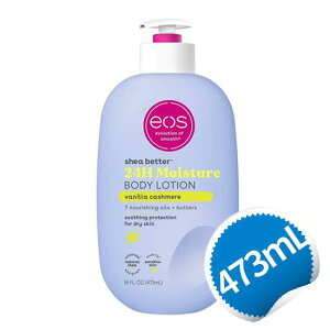 �C�I�X �V�A�o�^�[�{�f�B���[�V���� �o�j���J�V�~�A 473ml �A�[�����h�I�C���z�� [�o�j���̍���] �y EOS Shea Better Body Lotion- Vanilla Cashmere, 16fl oz�z