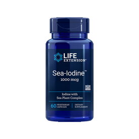 海藻ヨウ素 Sea Iodine 1000 mcg 60 ベジカプセル ライフエクステンション ビタミン びたみん サプリ【Extension Sea-Iodine 1000mcg, 60 Vegetarian Capsules】