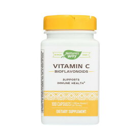 ビタミンC サプリメント + フラボノイド ビタミンC-500 with バイオフラボノイド 100粒 サプリ サプリメント ビタミン類 ビタミンC配合【Nature's Way Vitamin C Bioflavonoids】