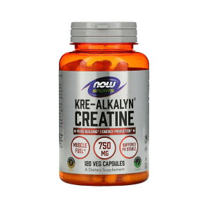 NAJ NA` 120 JvZ X|[c ؃g p[ AX[g iEyNow Foods Kre-Alkalyn Creatinez