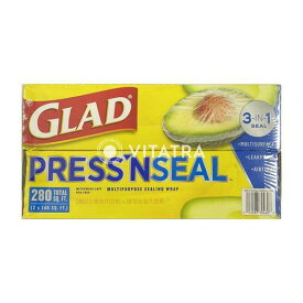 【お得な2個セット】グラッド プレス ＆ シール シールラップ 漏れ防止 気密シール 密封材料 簡単 ピタッ 2個パック 【Glad Press'N Seal】