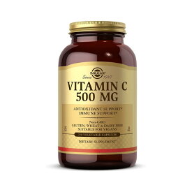 ビタミンC 500mg 250粒 サプリメント ビタミン ビタミンC 水溶性ビタミン 健康サプリ 【Solgar Vitamin C 500 mg】