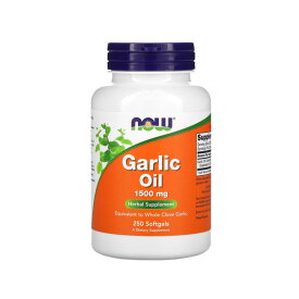 ガーリックオイル 1500mg 250粒 オメガ3 オメガ6 健康 サプリメント ファイトケミカル アリシン 【 Garlic Oil 250 Sgels 1500 mg】