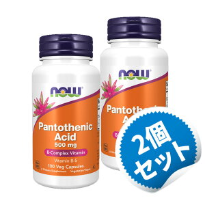 �y������2�Z�b�g�z�p���g�e���_ (�r�^�~��B5) 500mg 100�� �J�v�Z�� �i�E�t�[�Y �т��݂� �r�^�~�� �T�v�� �T�v�������yNow Foods Pantothenic Acid 500mg�A100�p�J�v�Z���z