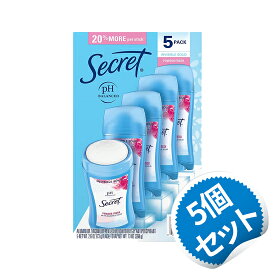 【お得な5個セット】 シークレット パウダーフレッシュ 73g インビジブルソリッド デオドラント ボディケア デオドラント 制汗剤 わきが ワキガ わき汗 脇汗 におい 汗 爽やか 消臭