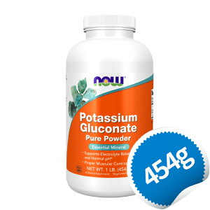 �i�E �O���R���_�J���E�� �s���A�p�E�_�[ 454g �yNow Foods Potassium Gluconate Pure Powder 1 LB�z