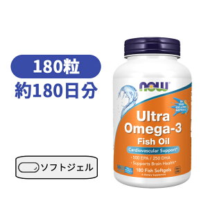 Eg IK3 500EPA 250DHA 180 iEt[Y iE New tBbV [` \tgWF IK tBbVIC r^~ т݂ TvyNow Foods Ultra Omega-3 1000mg 180 Fish Softgelsz