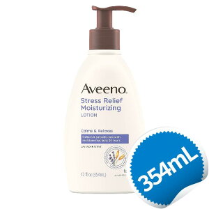 �A�r�[�m �X�g���X�����[�t ���C�X�`�����C�W���O���[�V���� ���[�V���� ���x���_�[�̍��� 354ml �yAveeno Stress Relief Moisturizing Lotion Lavender Scent, 12fl. oz�z