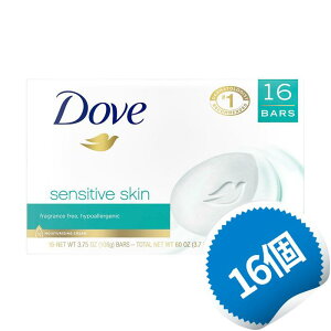 y16z_ r[eB[o[ ZVeBu XL 106g Ό _  {fB[EHbV \[v yDove Beauty Bar Soap Sensitive 3.75oz, 16Barsz