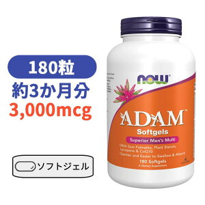 A_ X[yAY }` 180\tgWF 180 r^~ }`r^~ CoQ10 iEt[Y Y }` Tv N iEt[Y yNow Food ADAM Superior Men's Multi 180 Softgelsz