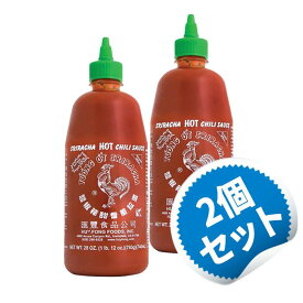 【お得な2個セット】シラチャーソース 793g 大容量 大きいサイズ シラチャ 本家フイフォンフーズ スリラチャソース ホットチリソース タバスコ やみつき　(28 oz / 793ml)【Huy Fong Sriracha Hot Chili Sauce (28oz, 793g)】
