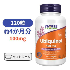 rLm[iҌ^RGUCQ10j 100mg 120@CoQ10yNow Foods Ubiquinol 100mg 120 softgelsz