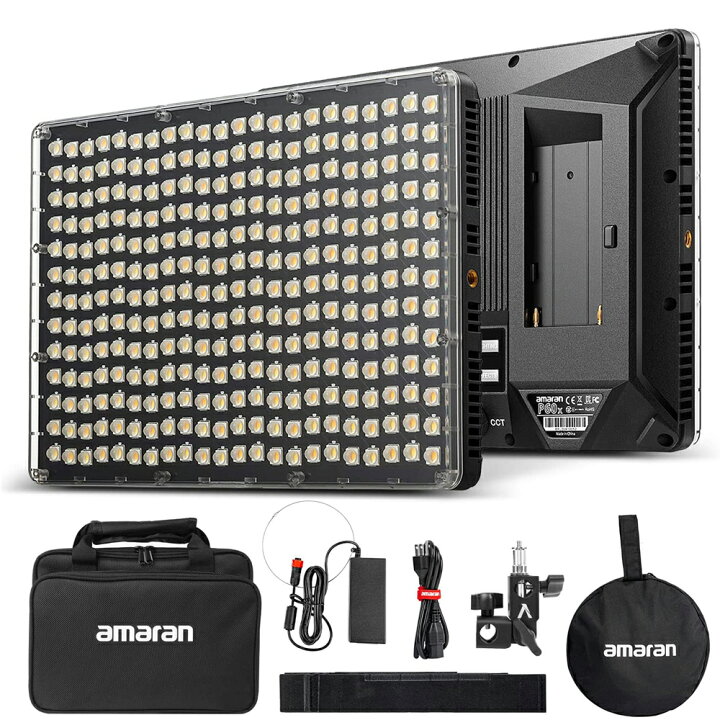 楽天市場】Aputure amaran P60x ビデオパネル撮影ライト 60W 色温度 