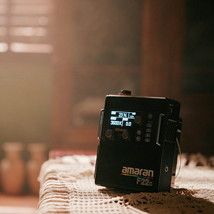 楽天市場】Aputure amaran F22c RGBWW 撮影ライト 200W 折り畳み式  