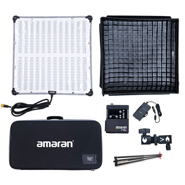 楽天市場】Aputure amaran F22c RGBWW 撮影ライト 200W 折り畳み式 