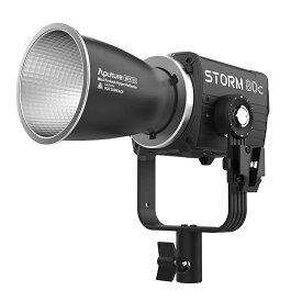 【10%OFF+5倍ポイント】 Aputure STORM 80c LEDビデオライト 80W BLAIR-CG フルカラー 1800K-20000K色温度 CRI97 TLCI99 Type-C給電可能 ProLock Mini Bowensマウント アプリ制御 DMX CRMX対応 IP65防水 軽量化 小型 撮影ライト