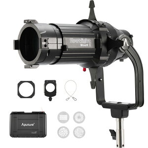 Aputure Spotlight Mount II 19° 26° 36° 50° Lens Kit Bowens�}�E���g�X�|�b�g���C�g�����Y�L�b�g B-Size Gobo STORM/Light Storm�V���[�Y���C�g�ɍœK (19°/26°/36°/50°)