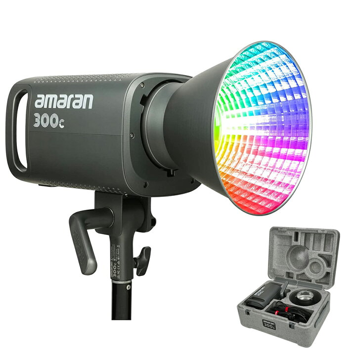 楽天市場】Aputure amaran 300c COB LEDビデオライト 300W RGBWW 