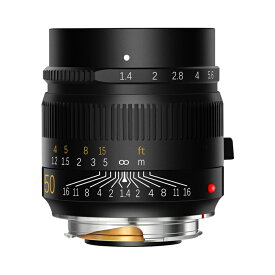 TTArtisan 50mm F1.4 単焦点レンズ Leica Mライカマウント Asph フルフレーム 大口径 マニュアルフォーカ 8群10枚M240 M3 M6 M7 M8 M9 M9P M10に対応