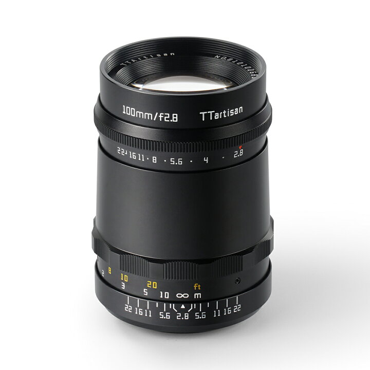 楽天市場】TTArtisan 100mm F2.8 フルサイズ 中望遠レンズ マニュアル 