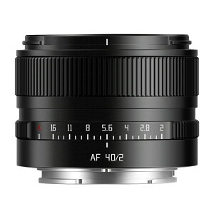 TTArtisan AF 40mm F2 �P�œ_�����Y �t���T�C�Y ����a �I�[�g�t�H�[�J�X Sony E Nikon Z L�}�E���g�p �J�������������Y