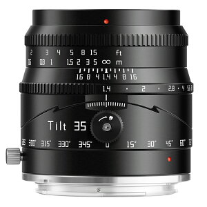 TTArtisan Tilt 35mm F1.4 �e�B���g�����Y APS-C ����a �P�œ_�����Y �}�j���A���t�H�[�J�X Sony E Fujifilm X Canon RF Nikon Z M43�}�E���g�Ή� Tilt Lens