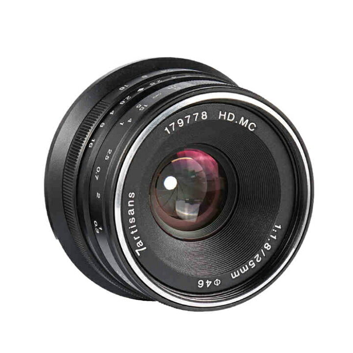 楽天市場】7artisans 25mm F1.8 マニュアルフォーカスレンズ ソニー 