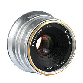 7artisans 25mm F1.8 マニュアルフォーカスレンズ ソニー カメラ SONY Eマウント A5000 A5100 A6000 A6300 A6500 NEX-3 NEX-3N NEX-3R NEX-5T NEX-5R NEX-5 NEX-7 NEX5C A7 A7II A7III A9 A7RII A7RIII対応 (APS-C)モード