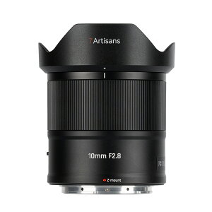 7Artisans AF 10mm F2.8 ���L�p�����Y APS-C �I�[�g�t�H�[�J�X 105.3°��p �R���p�N�g �y�ʉ� �x�m�t�C���� X �\�j�[ E �j�R�� Z�}�E���g�Ή� �P�œ_�����Y �����A���z�A��i�AVlog�B�e�ɍœK