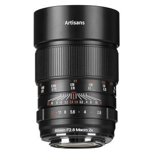 7Artisans 60mm F2.8 Macro 2X }NY tTCY }jAtH[JX 2:1{ Sony E Canon RF Nikon Z}EgΉ